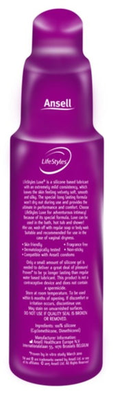 Ansell Luxe Silicone Lubricant